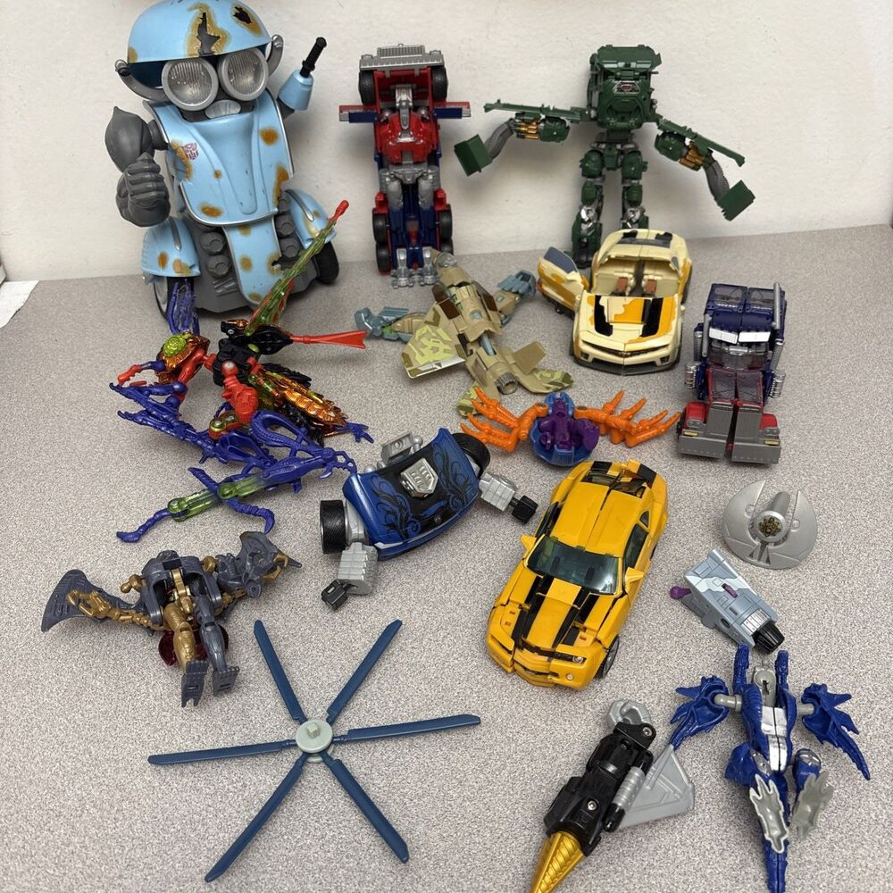 Transformers Lot of Incomplete Figures‎ For Parts Pieces - As Is lot